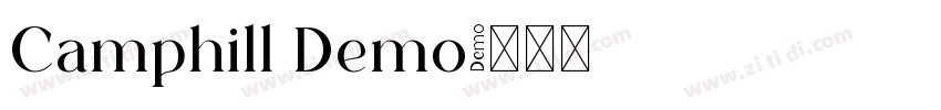 Camphill Demo字体转换